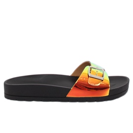 Negro BG27P Pantuflas gasolina negras