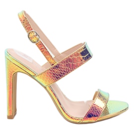 Sandalias en color petróleo NF-41P Rosy rosa