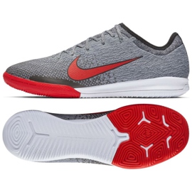 Zapatos de interior Nike Mercurial Vapor 12 Neymar Pro Ic M AO4496-170 gris gris
