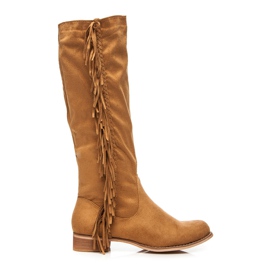 Top Or Botas de ante marrón