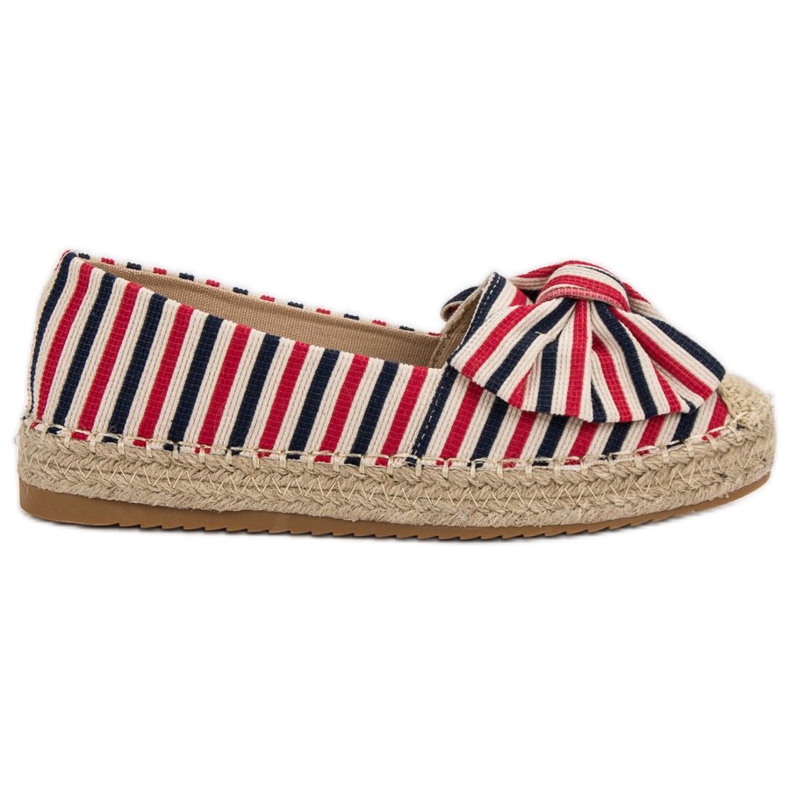 Alpargatas Rayas multicolor rojo