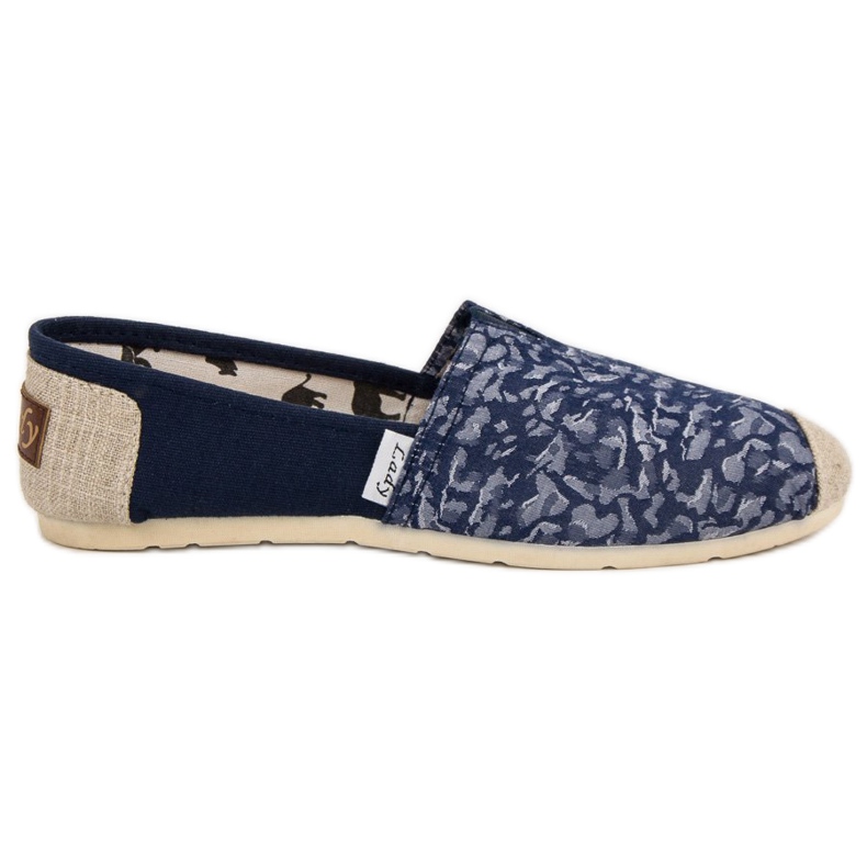 L. Day Slipons azules negro