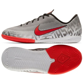 Zapatos de interior Nike Mercurial Vapor 12 Academy Neymar Ic Jr AO9474-170 gris gris