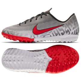 Calzado de fútbol Nike Mercurial Vapor 12 Academy Neymar Tf Jr AO9476-170 gris gris