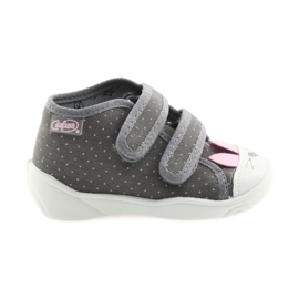 Calzado infantil befado 212P059 gris rosado