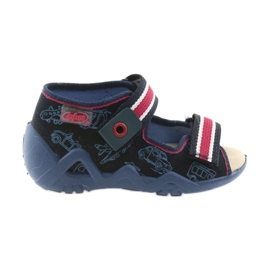 Sandalias befado calzado infantil 350P003 rojo azul marino