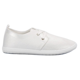 Super Mode Zapatos blancos clásicos