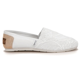 L. Day Slipons con patrón beige