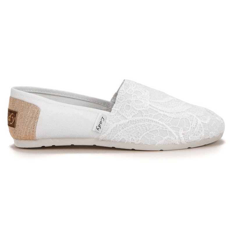 L. Day Slipons con patrón beige
