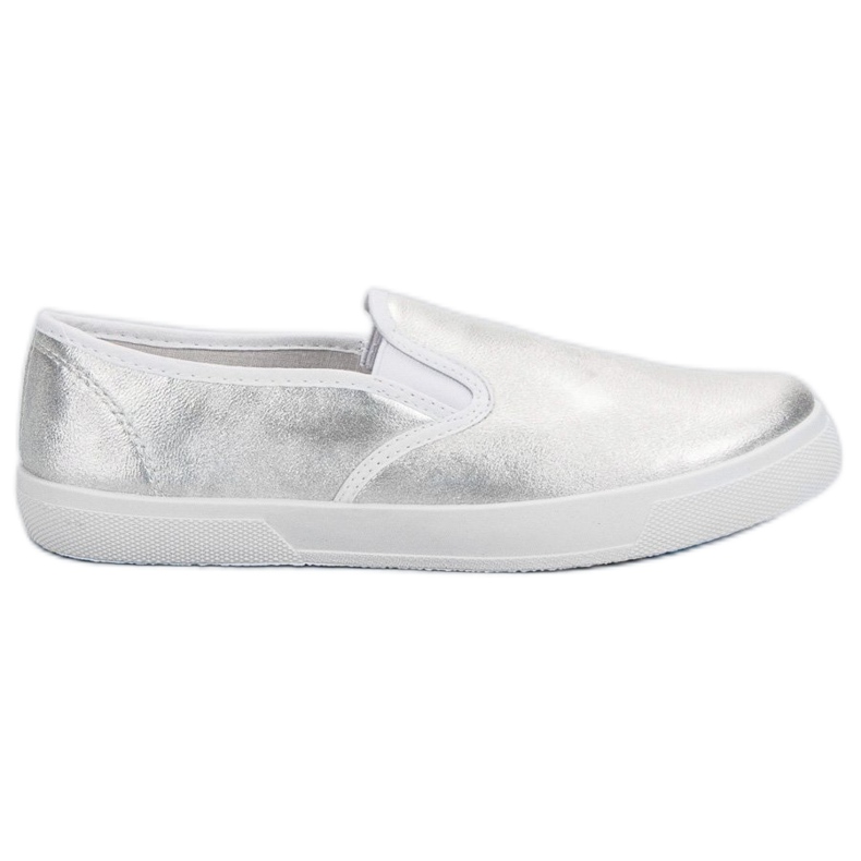 Slipons de plata gris