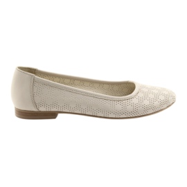 Bailarinas mujer piel beige Angello 1780