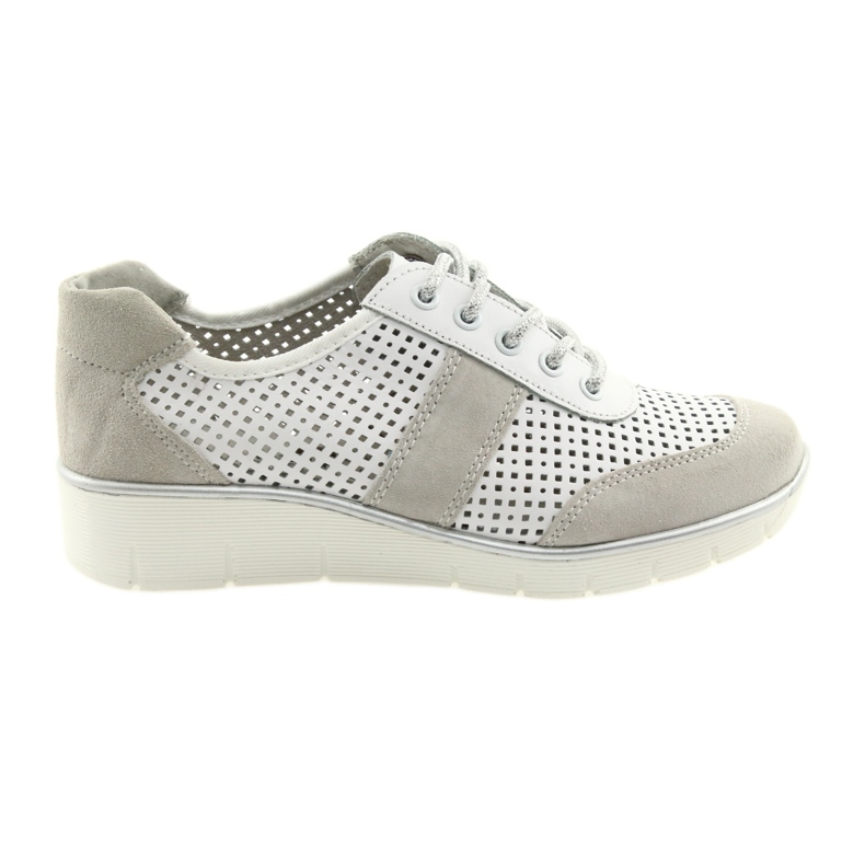 Zapatillas deportivas para mujer Filippo 028 blanco y gris