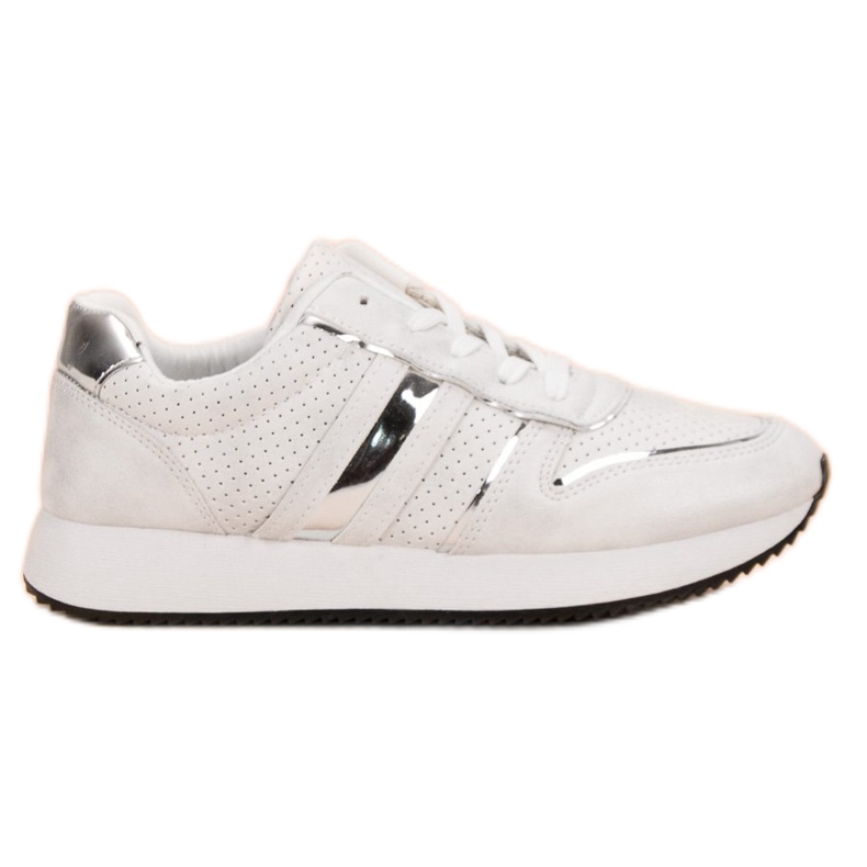 Cómodas zapatillas blancas blanco