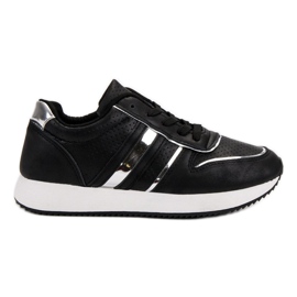 Cómodas zapatillas negras negro