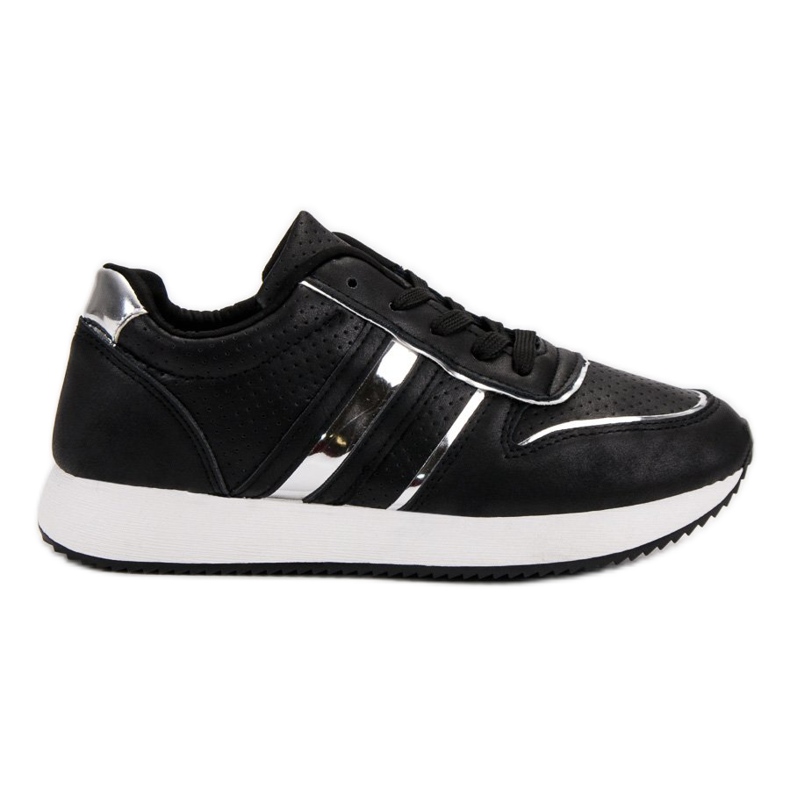 Cómodas zapatillas negras negro