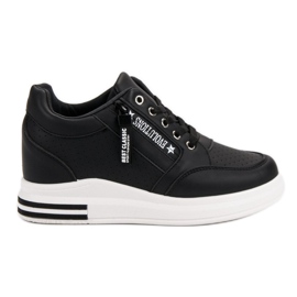 Zapatillas negras de moda negro