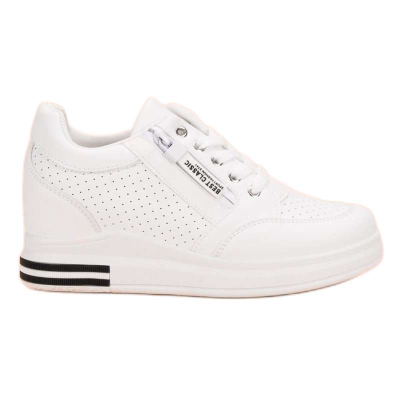 Zapatillas blancas de moda blanco