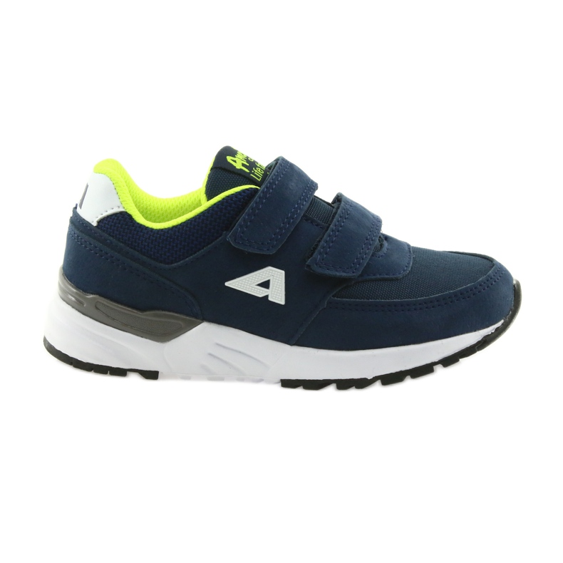 Plantilla de cuero azul marino American Club BS09 verde