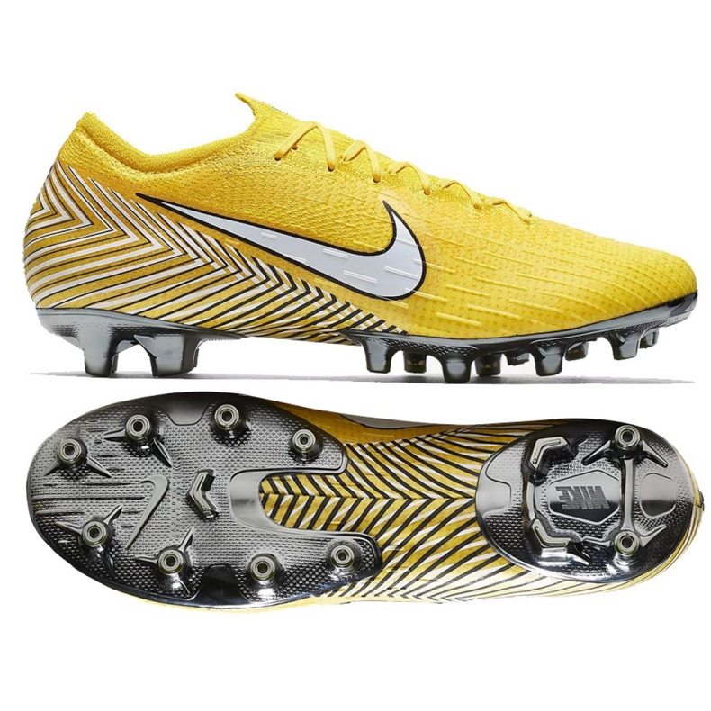 Zapatos de fútbol Nike Mercurial Vapor 12 Elite Neymar AG-Pro M AO3128-710 amarillo amarillo