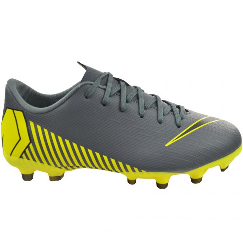 Zapatillas de fútbol Nike Mercurial Vapor 12 Academy Mg Jr AH7347-070 multicolor gris Zapatillas de fútbol Nike Mercurial Vapor 12 Academy Mg Jr AH7347-070 multicolor gris