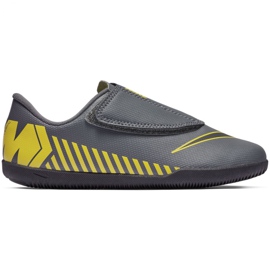 Zapatos de interior Nike Mercurial Vapor 12 Club PS (V) Ic Jr AH7356-070 multicolor gris