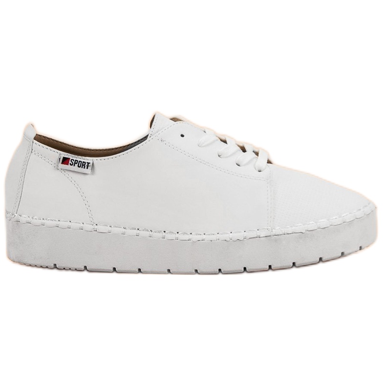 Zapatos VICES atados blancos