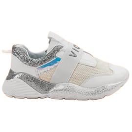 VICES Zapatos deportivos sin cordones blanco