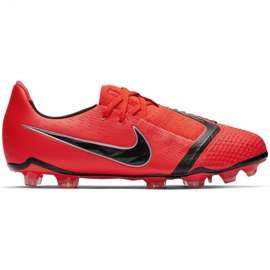 Zapatillas de fútbol Nike Phantom Venom Elite Fg Jr AO0401-600 multicolor rojo