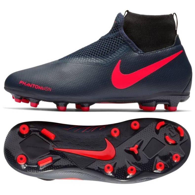 Nike Phantom Vsn Academy Df Fg Jr AO3287-440 azul azul marino