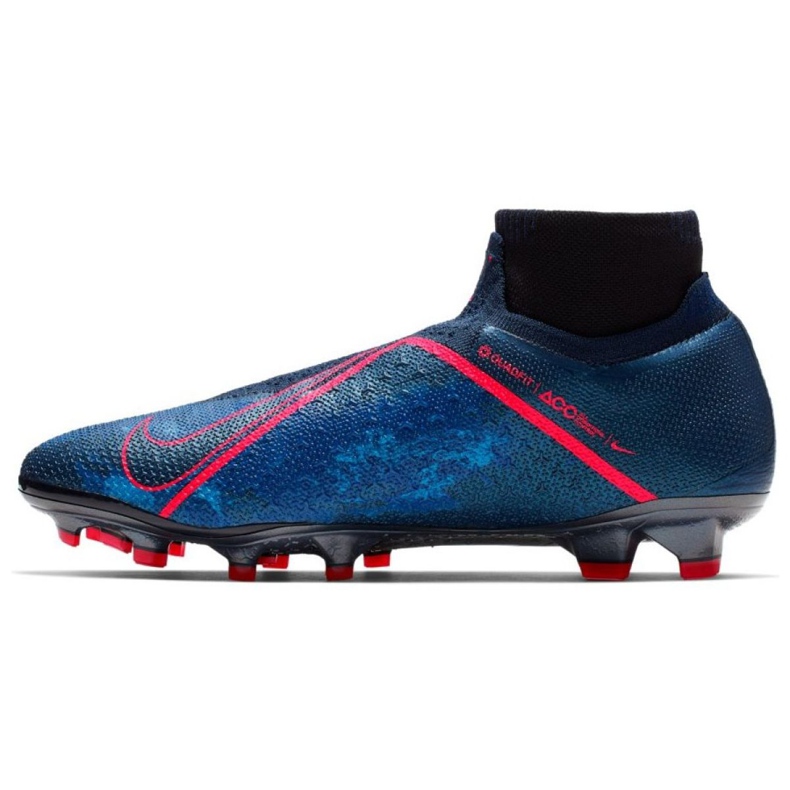 Zapatillas de fútbol Nike Phantom Vsn Elite Df Fg M AO3262-440 azul azul