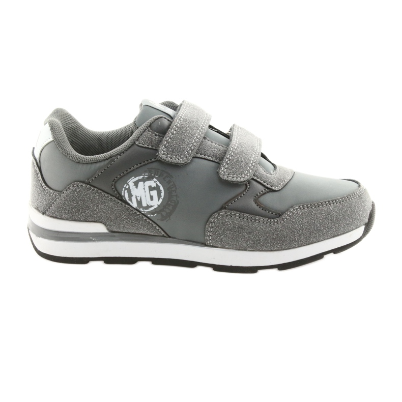 Inserto de cuero American Club Velcro BS01 blanco gris Inserto de cuero American Club Velcro BS01 blanco gris