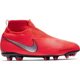 Zapatillas de fútbol Nike Phantom Vsn Elite Df Mg Jr AO3289-600 multicolor rojo