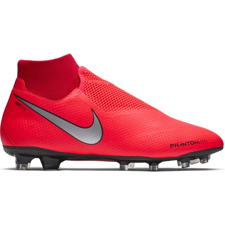 Zapatillas de fútbol Nike Phantom Vsn Pro Df Fg M AO3266-600 multicolor rojo