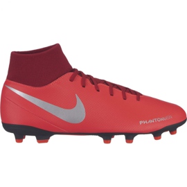 Zapatillas de fútbol Nike Phantom Vsn Club Df FG / MG M AJ6959-600 multicolor rojo