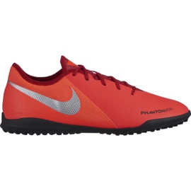 Zapatillas de fútbol Nike Phantom Vsn Academy Tf M AO3223-600 multicolor naranjas y rojos