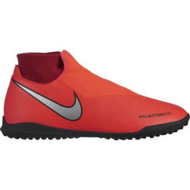 Zapatillas de fútbol Nike Phantom Vsn Academy Df Tf M AO3269-600 multicolor rojo