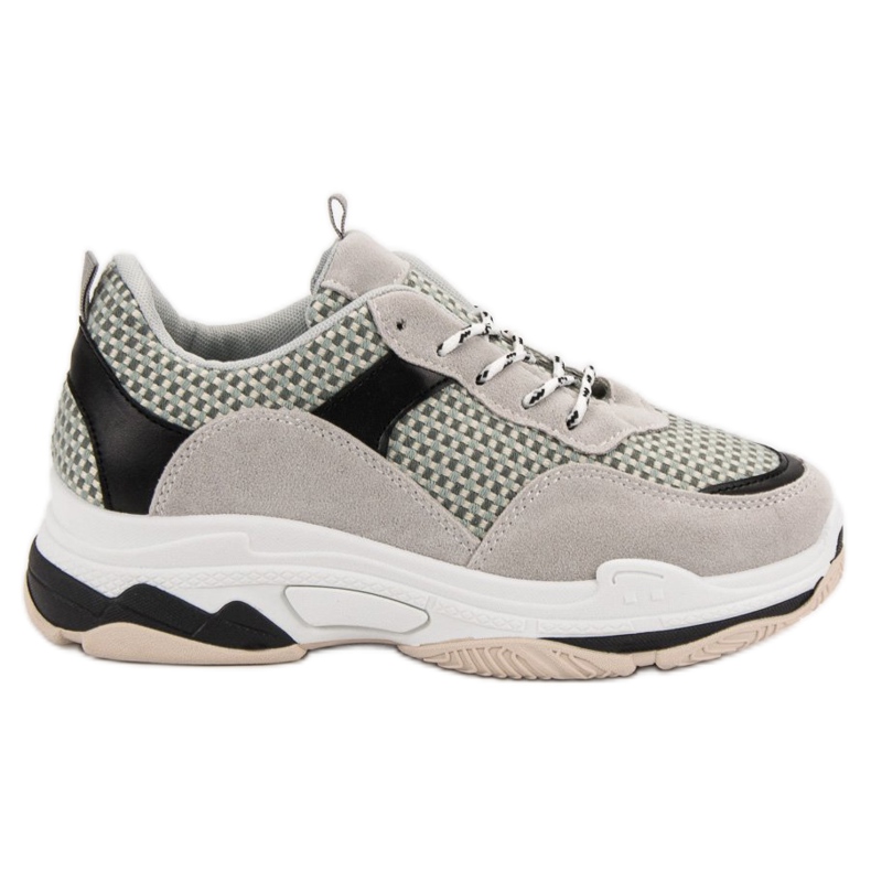 Kylie Zapatillas en la plataforma gris