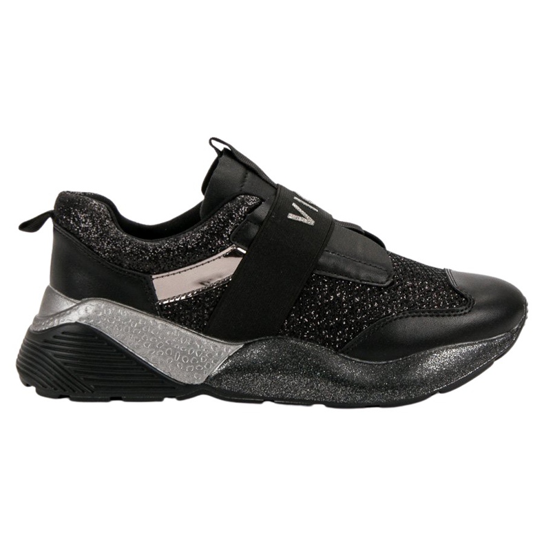 VICES Zapatos deportivos sin cordones negro