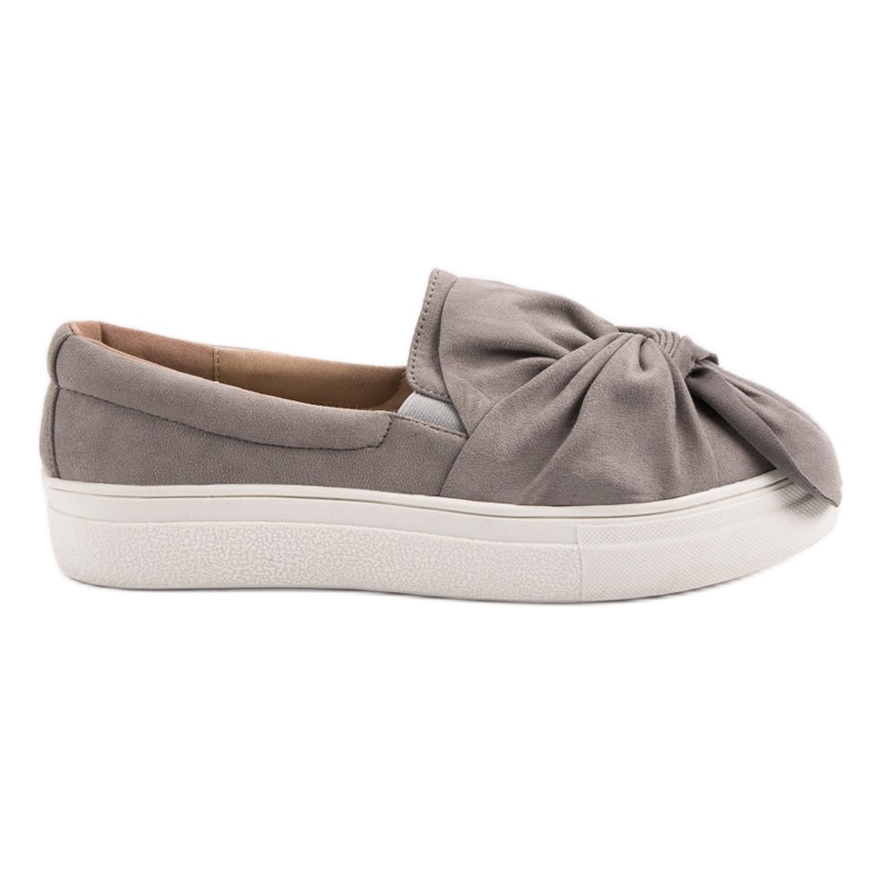Slipons de ante con lazo VICES gris