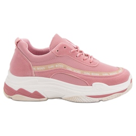 VICES Zapatos deportivos rosas rosado