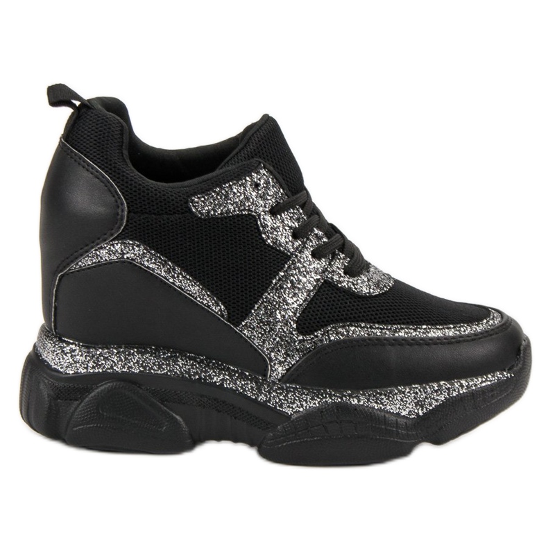 Zapatillas VICES con brocado negro