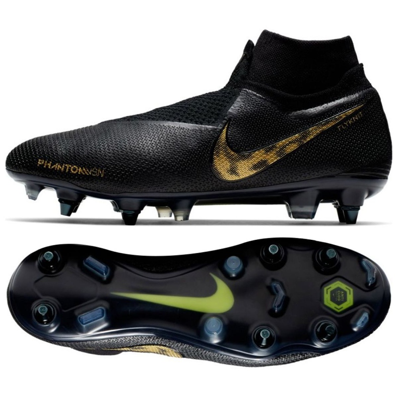 Calzado de fútbol Nike Phantom Vsn Elite Df Sg Pro Ac M AO3264-077 multicolor negro