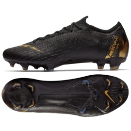 Zapatillas de fútbol Nike Mercurial Vapor 12 Elite Fg M AH7380-077 negro negro