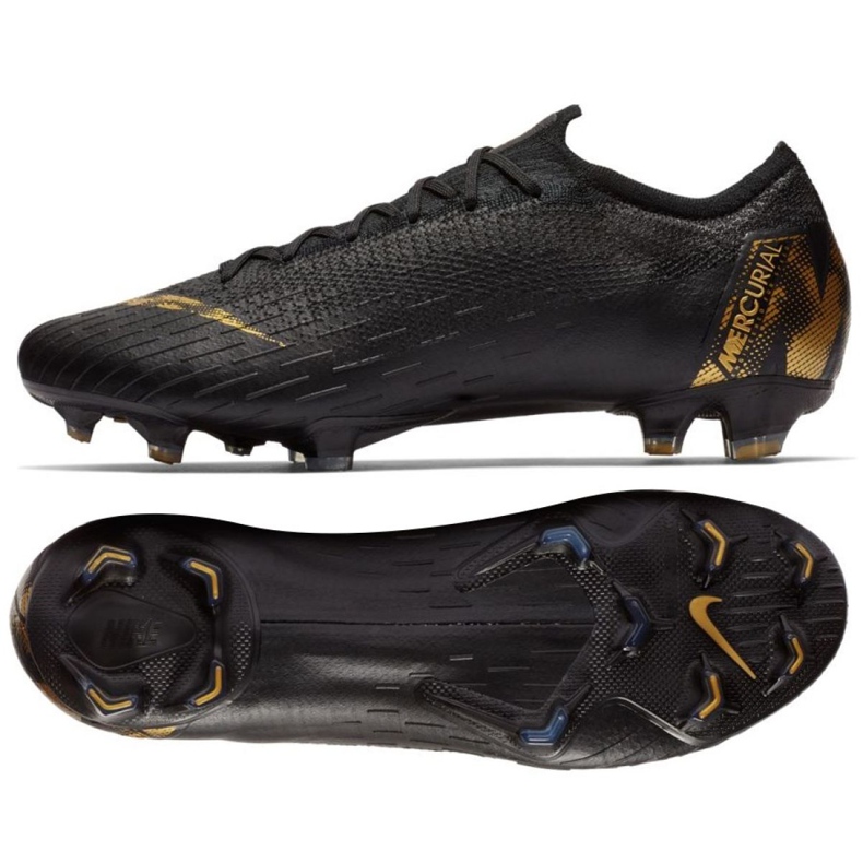Zapatillas de fútbol Nike Mercurial Vapor 12 Elite Fg M AH7380-077 negro negro