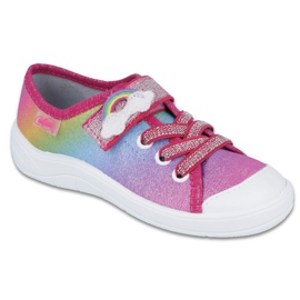Calzado infantil befado 251X122 multicolor rosado