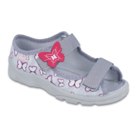 Calzado infantil befado 969X135 violeta gris