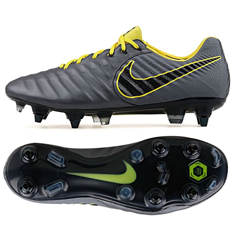 Botas de fútbol Nike Tiempo Legend 7 Elite Sg Pro Ac M AR4387-070 gris multicolor