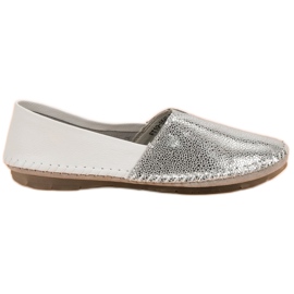 Slipons de piel VINCEZA gris