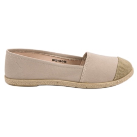 Alpargatas beige de moda
