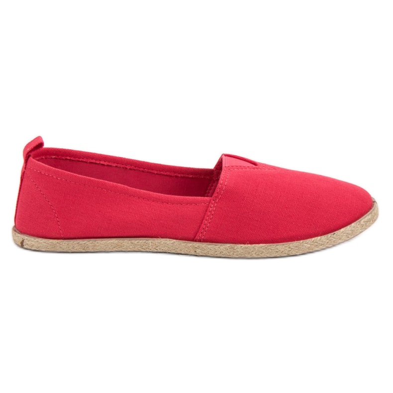 Zapatillas sin cordones rojas rojo